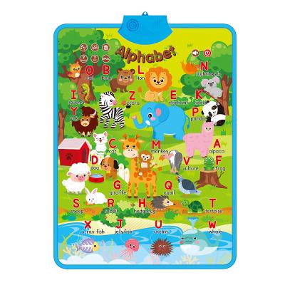 China Study board baby animal wall chart montessori early educational toys for study for sale