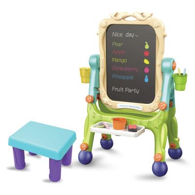 China Kids Plastic Magnetic Toddler Toys Children Drawing Board Toys Double Sided Educational Studying Letters for sale