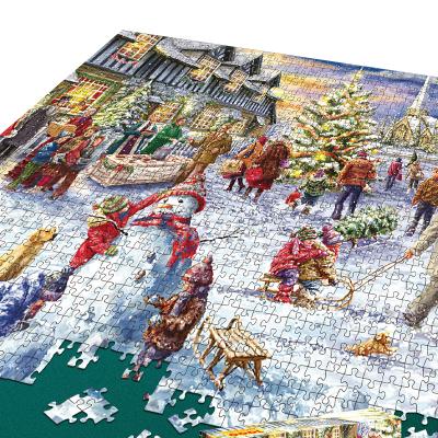 China Toy Children's Educational Custom Jigsaw Puzzle 1000 Pieces Cardboard Jigsaw Puzzle for sale