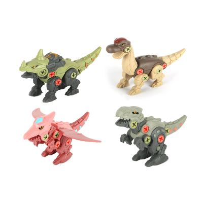 China New Kids Toys Handmade Diy Assemble Cheap Building Dinosaur Toys 27*5.5*35 Cm for sale