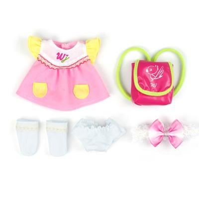 China 3 Colors Custom Baby Doll Accessories Sets Mini Mini Doll Accessories Clothes Set For Kids DIY for sale