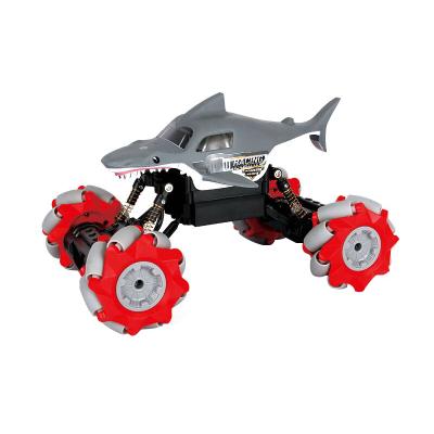 China Remote Control Stunt Shark Car 7 Channels Drift Remote Stunt Shark Monster Truck RC Car For Kids for sale