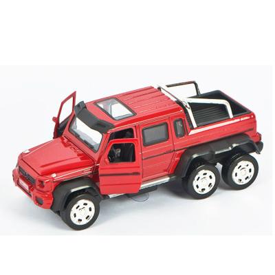 China Simulation Model Car Kids 1:32 Pull Back Alloy Toy Diecast Model Truck With Music Light Open Door OC0165759 for sale