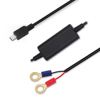 China 22AWG 10FT Usb 5.5 Cable Connector Jack Convert Charging Dc /Dc Buck Regulator Dc Converter 12V To 5V 3A Step Down Power Supply 1m for sale