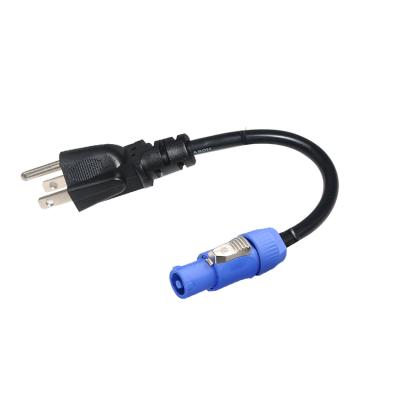 China COMPUTER 6FT 1.8m USA Standard 18AWG/3C Cable NAC3FCA NEMA 5-15P Lockable To NAC3FCA Lock Connector Power Cord for sale