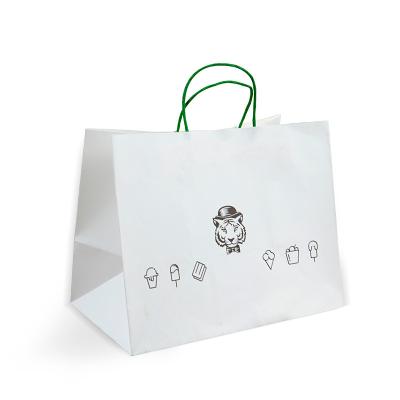 China Recyclable paper carry sliver wholesale luxury paper tote bags custom paper bag for sale