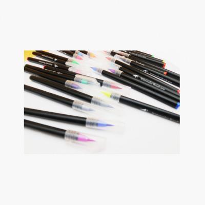 China Hot Selling Gradual Color Product Pen Light Body With Controllable Line Width Watercolor Brush Pen for sale