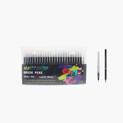 China Gradual Color Quick Dry Not Easy To Fade 25/50 Set Colors Highlighted Brush Drawing Markers Pen for sale