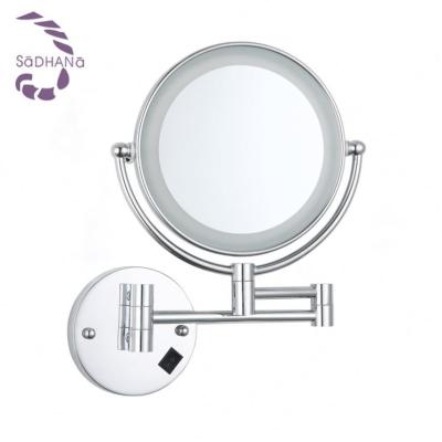 China Professional Wall Mounted Mirror Design Vanity Case With Light Mirror Wire Frame Mirror for sale