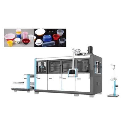 China Factory Disposable Cup Making Machine Price , 6oz Thermoforming Plastic Cup Machine for sale