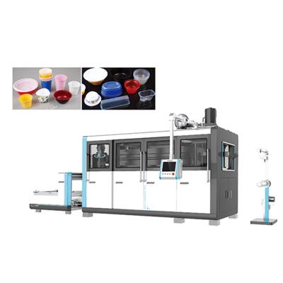 China Factory FJL-SZ-680 II Biodegradable Disposable Plastic Tea Cup Making Machine Price for sale