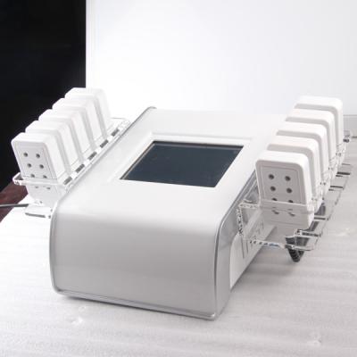 China 650nm Lipo Laser Slimming Machine / equipment 10 paddles with 8 Laser Diodes for sale