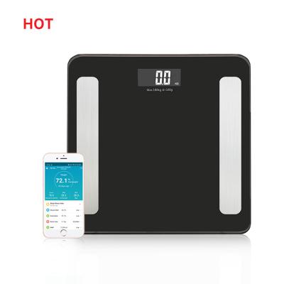 China Wireless Function Screen Smart BMI Calorie Body Analysis Scale 180kg Digital Weight Scale Large Electronic Bathroom Scale with WIFI for sale