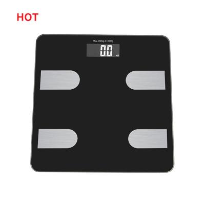 China WIFI APP Function Fitness Function Wireless Home Electronic Scale Tempered Glass 180kg Digital BMI Scale Body Fat Measurement Scale for sale