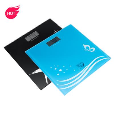 China Bigger Fat Home Electronic Scale Body Use Loser Weight Loss Measures 180KG Tempered Glass Digital Weighing Bathroom Scale for sale