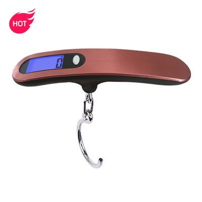 China Weighing Portable Travel Baggage Weight Scale 50KG Digital Luggage Hanging Scale for Hotel Travel Airport for sale