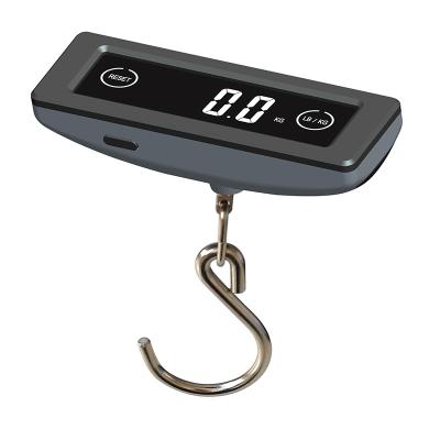 China Weight Measuring Mini 50kg 100g LCD Travel Suitcase Portable Digital Luggage Scale Electronic Weight Scale With Hook for sale