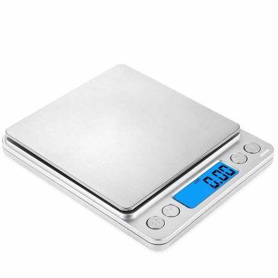 China Weighing Mini Pocket Scales 2000g Digital 0.1g Electronic Jewelry With Clear Cover for sale