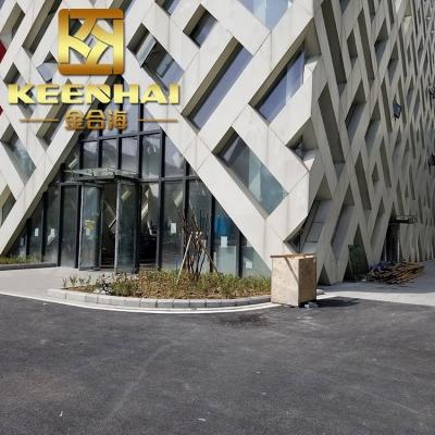 China Aluminum Cladding 3D Veneer Panel Decoration Aluminum Curtain Wall Panel for sale