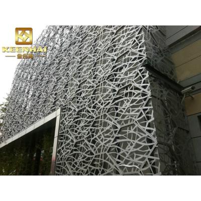 China Modern Multifunctional Exterior Laser Cut Aluminum Curtain Wall Facade Panel for sale