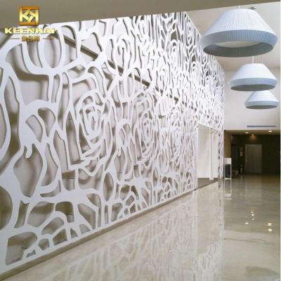 China Modern Laser Cut Decor Interior Wall Aluminum Cladding Panels for sale