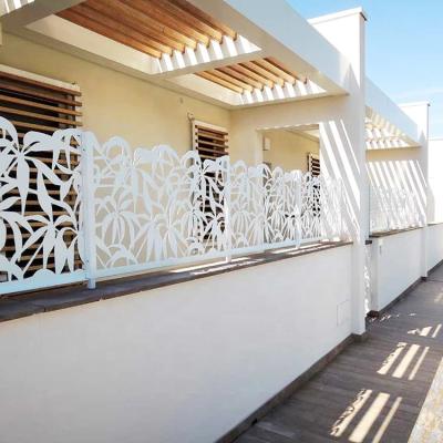 China Easily Assembled Decorative Metal Aluminum Laser Cut Panel Exterior Wall Fences For Garden for sale