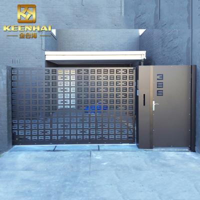 China Easily Assembled Luxury Aluminum Decorative Driveway Gates for sale