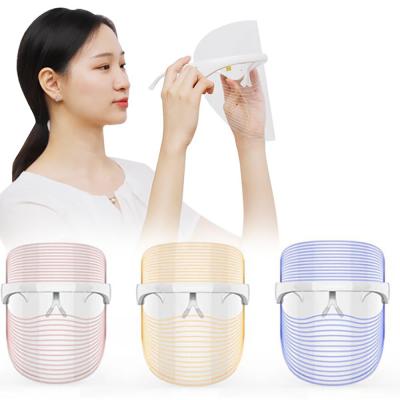 China Skin Tightening Professional Photon Mask Therapy Peel Rechargeable Beauty Personal Care Skin Whitening Cordless Led Face Mask for sale