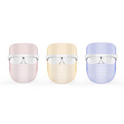 China Skin Tightening Face Led Mask Therapy Skin Beauty Personal Care Skin Whitening Wireless Professional Photon Led Beauty Mask for sale