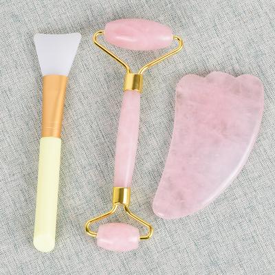 China Personal Care Jade Facial Massage Roller Natural Healthy Beauty Mini Handmade Jade Stone Face Lift Roller for sale