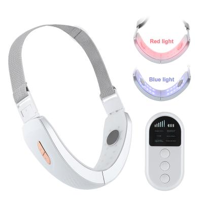 China Current Device Skin Rejuvenation Micro Micro Face Lifting Personal Care Heating Vibration Facial Massage V Face Lifting Home Device for sale