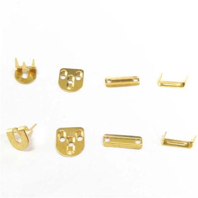 China Nickel Free Three Legs Metal Trouser Hook And 4 Part Bar Brass Hardware For A Plating Set Colors Pass Needle Detective Eco - Friendly for sale