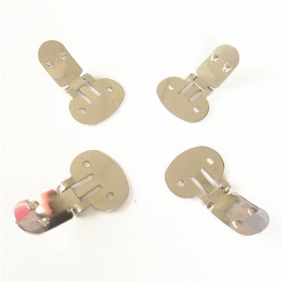 China Style L Detachable Flexible Shoe Clips Jeweled Decorated Removable Shoe Buckle Stainless Steel Shoe Clips Metal Accessory for sale