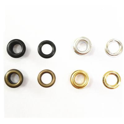 China Nickel Free Brass Material Round Eyelets Anti Rust Metal Grommet For Shower Curtain And Clothes for sale