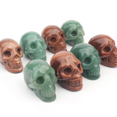 China China Skulls China Crystal Skulls Hand Carved Crystal 2 Inch Small Crystal Skulls For Sale for sale