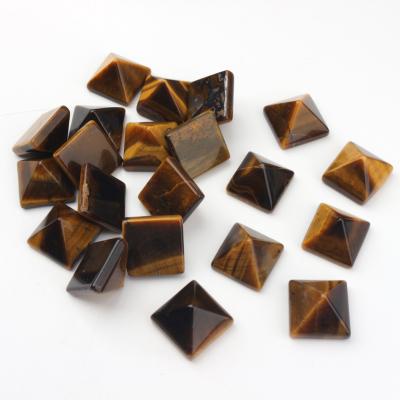 China Europe New Products Wholesale Clear Crystal Pyramid Tiger Eye 1cm Pyramid Quartz Pyramid for sale