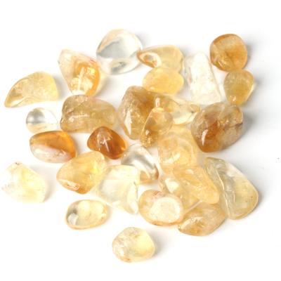 China China wholesale tumbled natural crystal gemstone healing tumble citrine crystal stone for sale