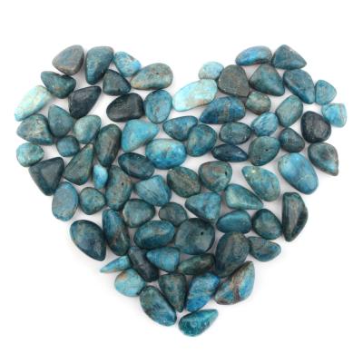 China China Polished Natural Apatite Tumbled Crystal Gravel Tumbled Stone Healing Stones For Sale for sale