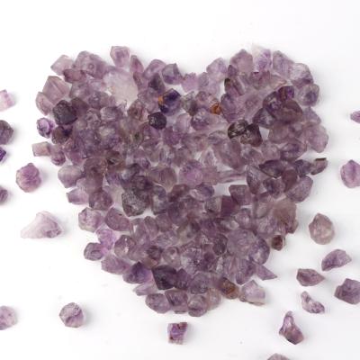 China Amethyst Tumbled Loose Rough Assorted Cheap Natural Raw Crystal Gemstone Gravel From Europe Crystal For Healing for sale