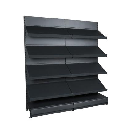 China Floor Standing Pharmacy Store Display Shelving Gondola Supermarket Display Shelving Rack Excellent Workmanship Customized for sale