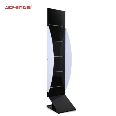 China Shiny outdoor store retail promotion display stand with hooks/retail store metal hanger display advertising rack for sale