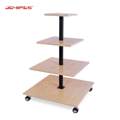 China Durable High Quality Black Maple MDF Removable Shirt Shelves for sale