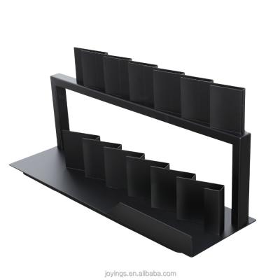 China Especially display for small size tiles/ceramics two layers metal worktop watch display rack for tiles/ceramics/mosaic showroom for sale