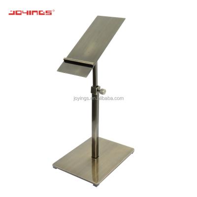 China The size is adjustable. Adjustable Shoe Display Rack Stand Shop Copper Plating Stainless Steel In Mall for sale