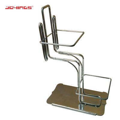 China Retail stores wholesale Chrome finish metal tea display stand countertop tea box table display for sale