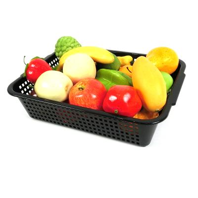 China Organizer Stored Fruit Vegetable Storage Plastic Baskets Small Pantry Basket For Kitchen Organization for sale