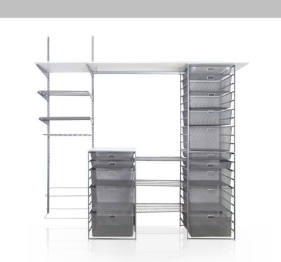 China Steel Organizer Wardrobe Organizer Smooth China Supplier OEM Kids Bedroom DIY Closet Kits for sale