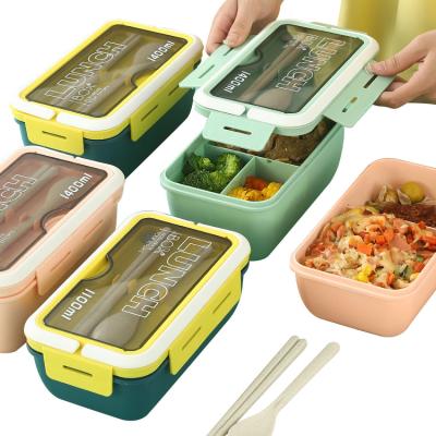 China BPA Sustainable Bento Style Kids Lunch Box Eco-Friendly Free Carry-all Lunch Box for Kids and Adults for sale