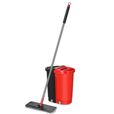 China NFS2022 Floor Mop Quick Dry Magic 360 Rotating Flat Mop Cleaning Bucket Sustainable for sale