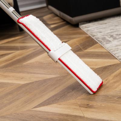 China Household NFS2022 Microfiber Squeeze Flat Mop Set System Hand Free Flat Mop Flat Floor Cleaner Mop for sale